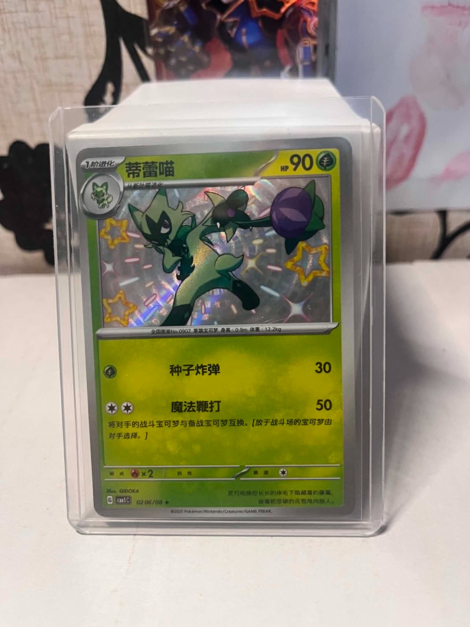 Floragato (Shiny) (CN) Gem Pack Rare 0206/08
